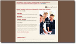 Thin Column Burgundy Background Landing Page Template - CnoteWebsites.com