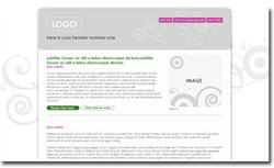 Fancy Style Landing Page Template - CnoteWebsites.com