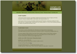 Olive Landing Page Template - CnoteWebsites.com